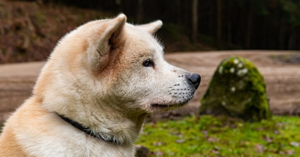 キャンプ場に設置されたドッグランで遊ぶ犬の様子