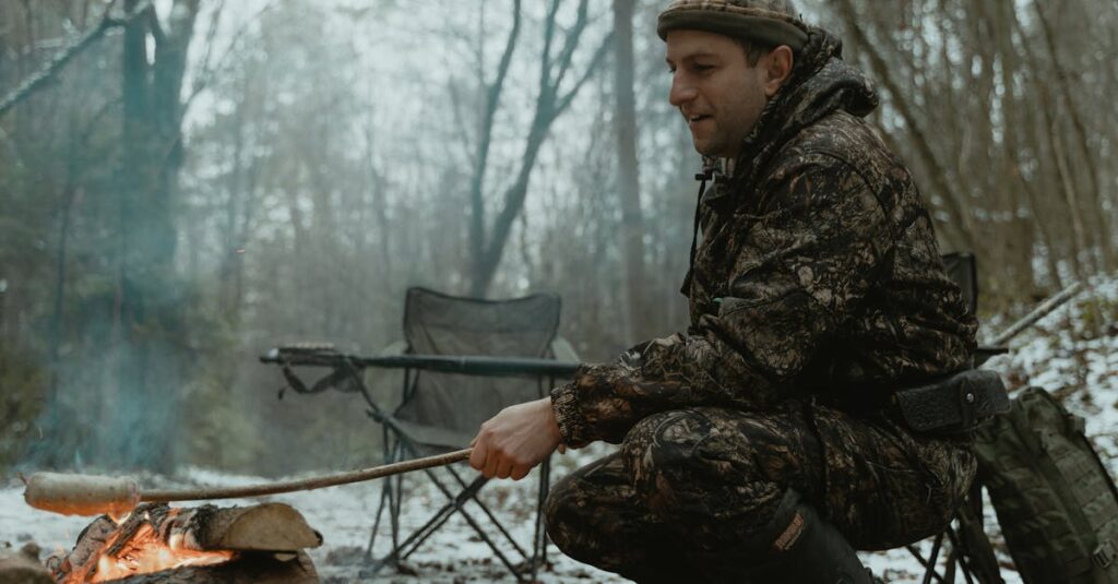 キャンプ前に買い出しと仕込みをしている初心者家族のイメージ画像